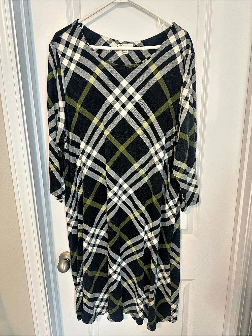 Cato Women's Plaid Midi Dress Size 18/20W